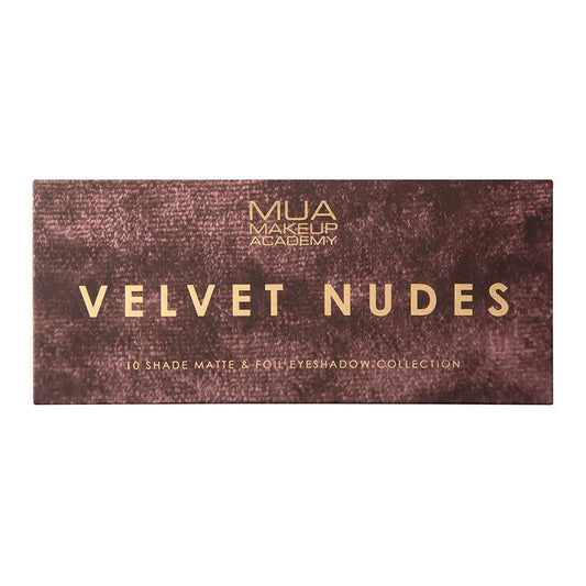 MUA 10 SHADE EYE PALETTE VELVET NUDES