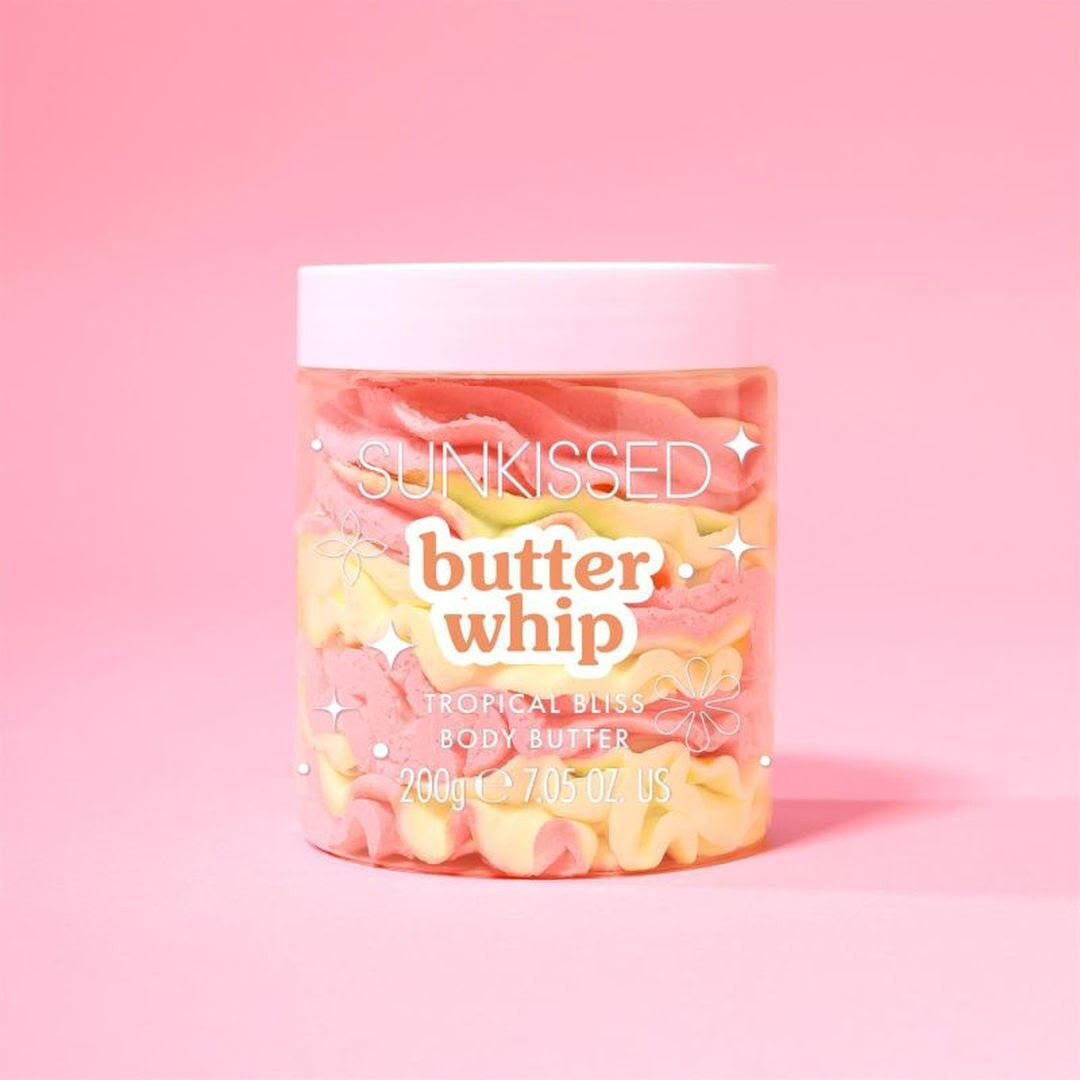 Sunkissed Butter Whip Body Butter Tropical Bliss 200g - VEGAN - ΚΑΡΎΔΑ ΕΞΩΤΙΚΑ ΦΡΟΥΤΑ
