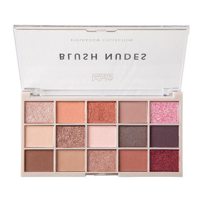 MUA 15 SHADE EYE PALETTE BLUSH NUDES