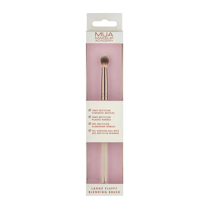MUA LARGE FLUFY BLENDING BRUSH WITH HOLO BOX