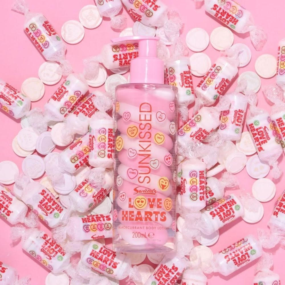 Sunkissed x Love Hearts Blackcurrant Body Lotion 200ml