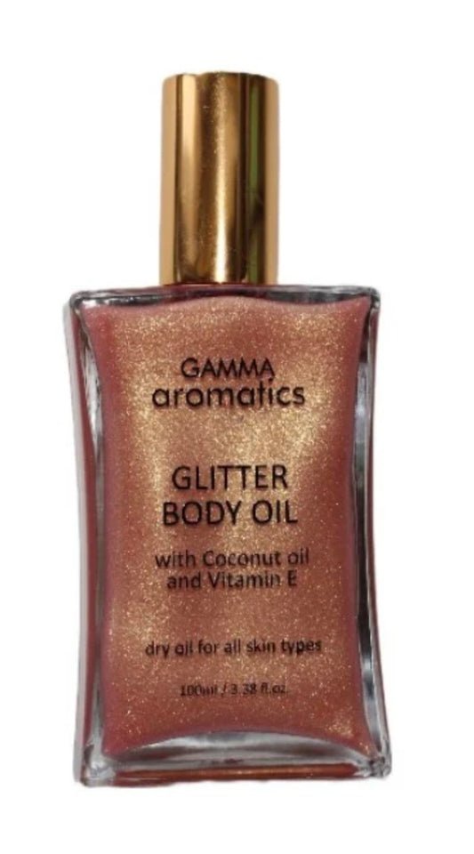 Glitter Body Oil Rose 50ml